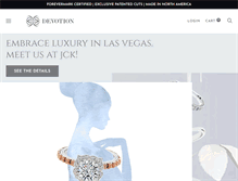 Tablet Screenshot of devotiondiamonds.com